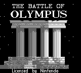 Battle of Olympus, The (Europe) (En,Fr,De,Es,It) Title Screen